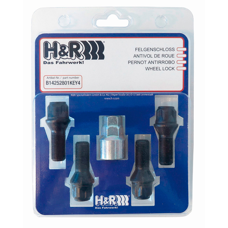 H&R Slotbouten HR B1252801KEY4