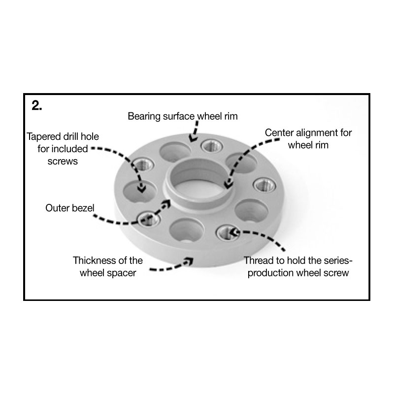 H&R Steekadapters HS 402555711