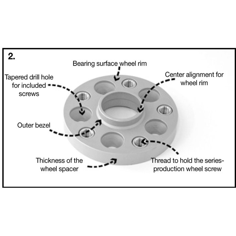 H&R Steekadapters HS 4455665571