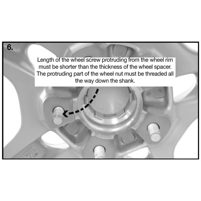 H&R Steekadapters HS 4455665571