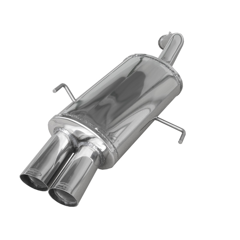 Achterdemper Inoxcar IX OVAL07RA