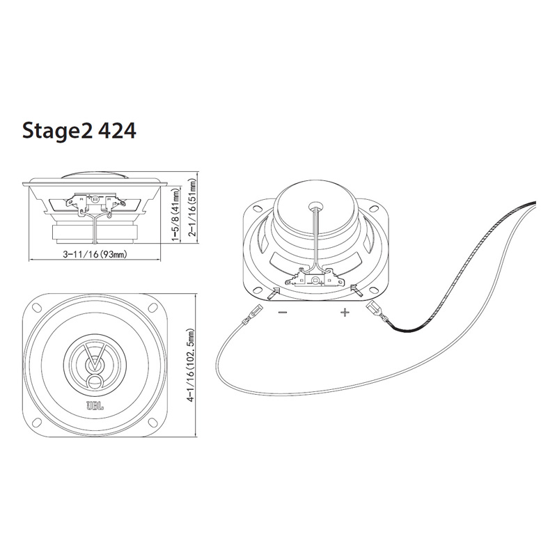 JBL Speakers JB STAGE2424