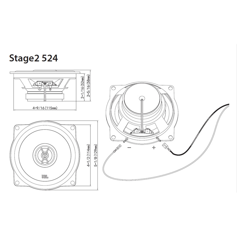 JBL Speakers JB STAGE2524