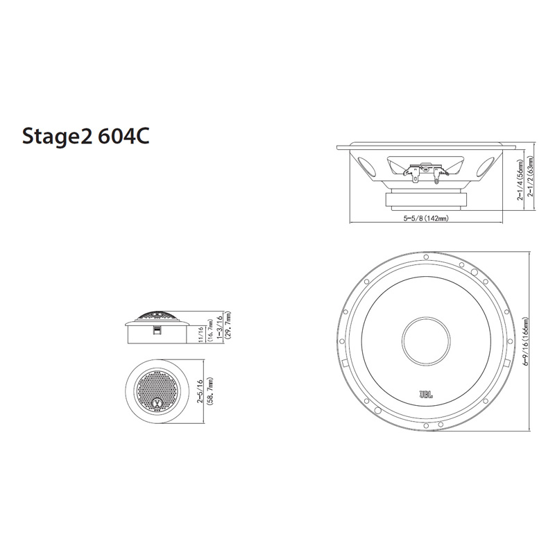 JBL Speakers JB STAGE2604C