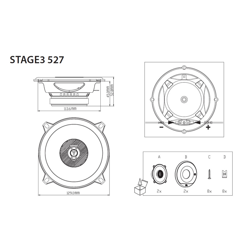 JBL Speakers JB STAGE3527