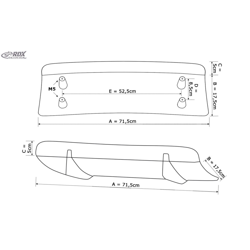 Rdx Racedesign Diffusors RD RBM19