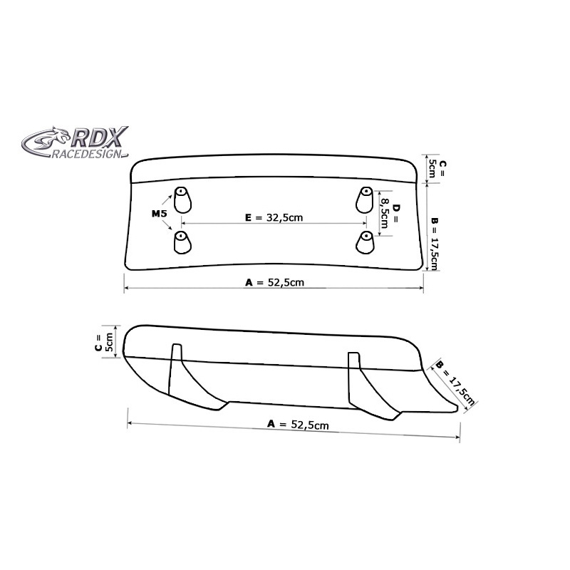 Rdx Racedesign Diffusors RD RME02