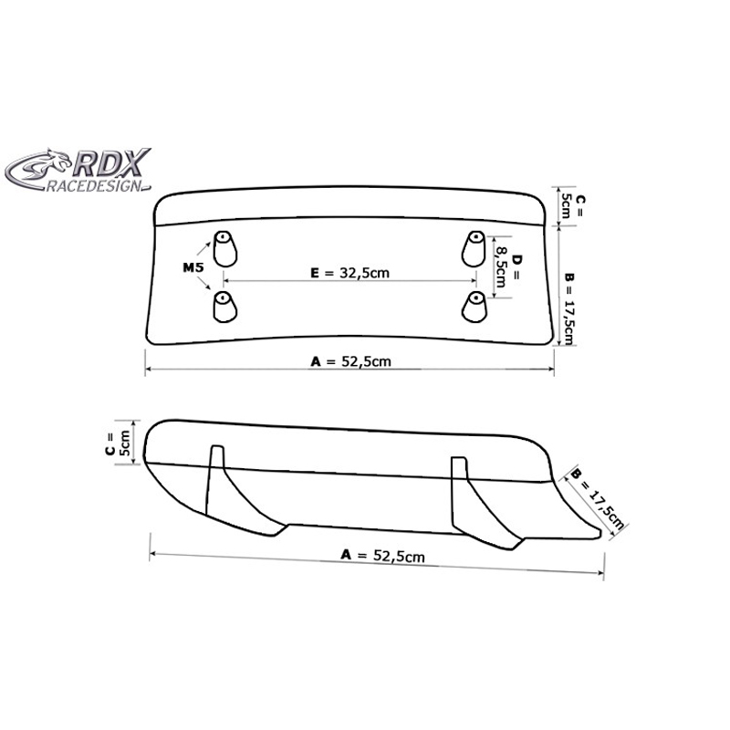 Rdx Racedesign Diffusors RD RUN02