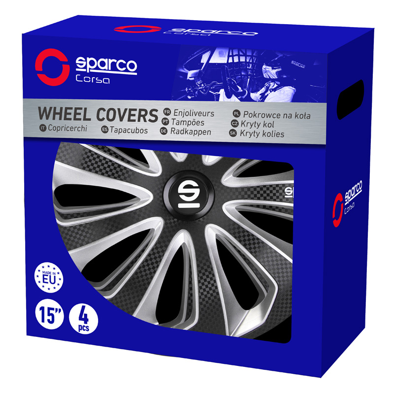 Sparco 13 inch SP 1375BKSVC