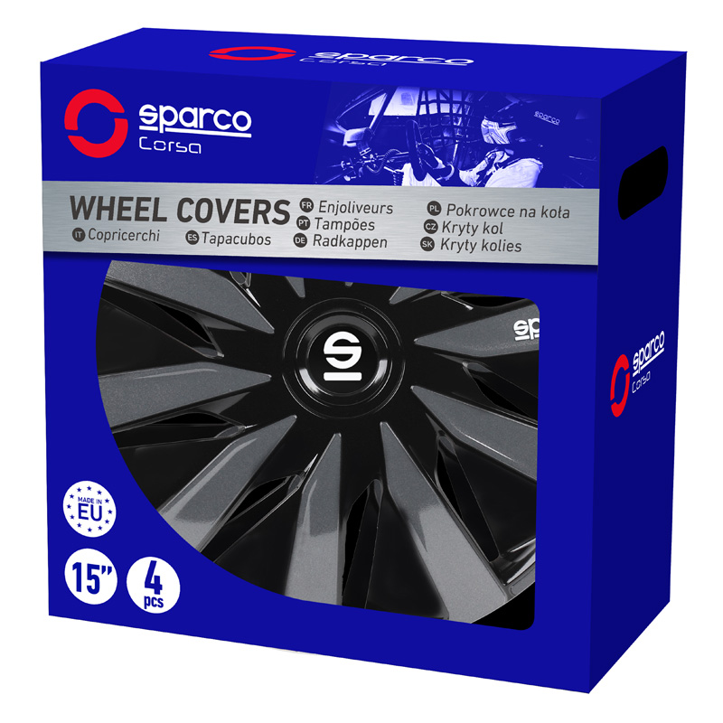 Sparco 13 inch SP 1391BKGR