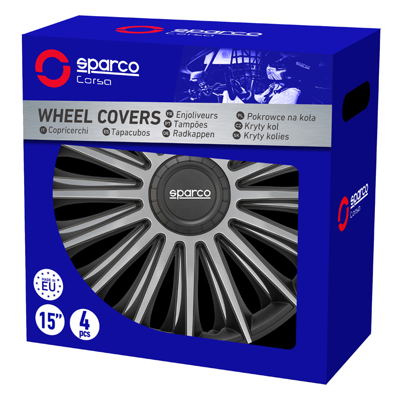 Sparco 13 inch SP 1393BKSV