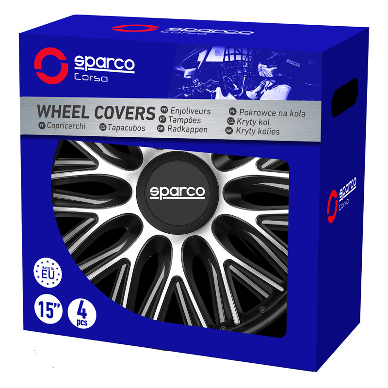 Sparco 13 inch SP 1396SVBK