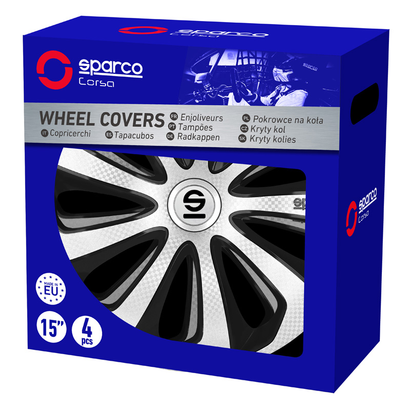 Sparco 14 inch SP 1475SVBKC