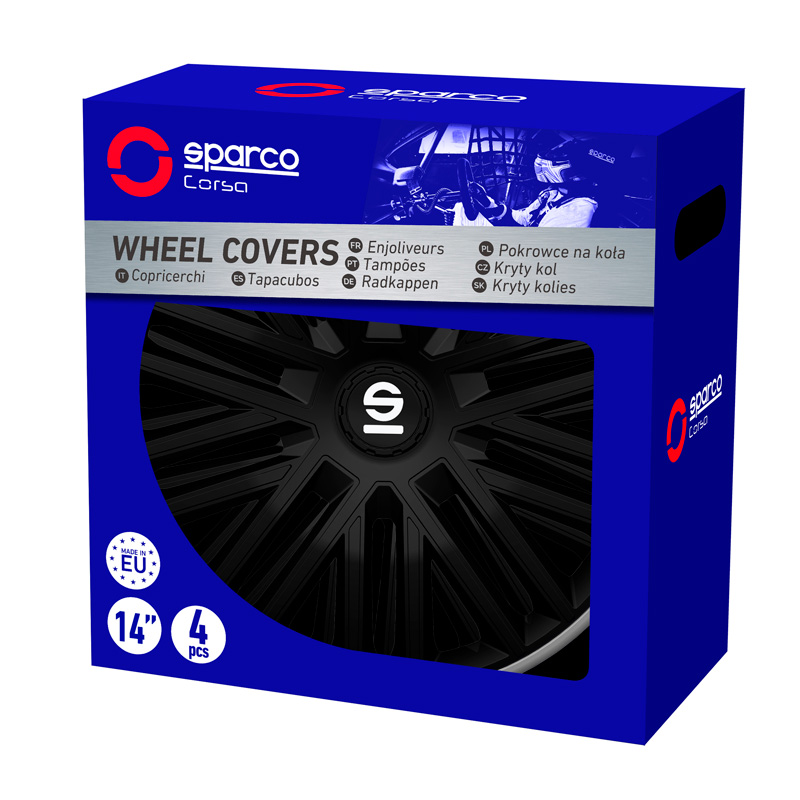 Sparco 14 inch SP 1485BKGR