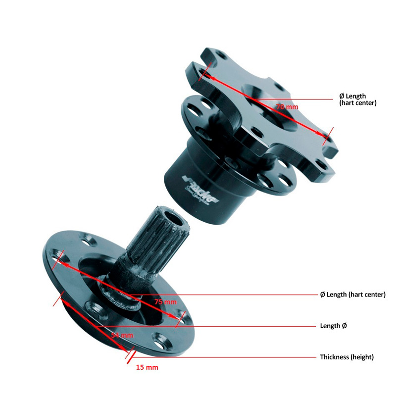 Simoni Racing Stuur accessoires SR QR2