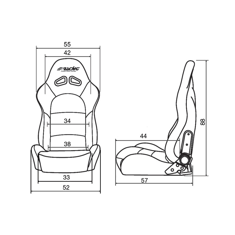 Simoni Racing Kuipstoelen SR SRS10