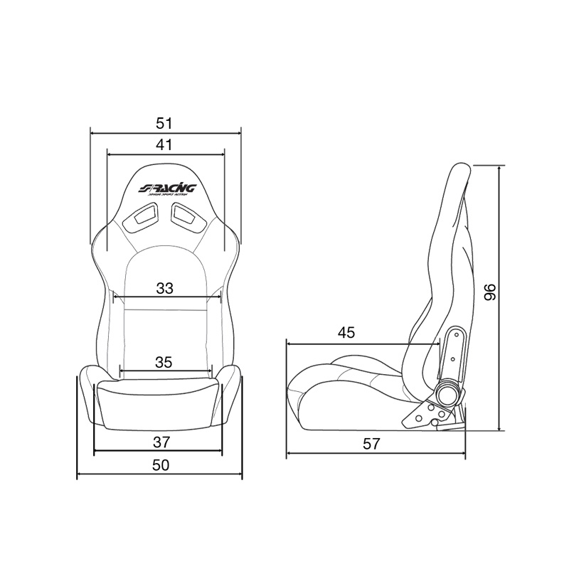 Simoni Racing Kuipstoelen SR SRS12