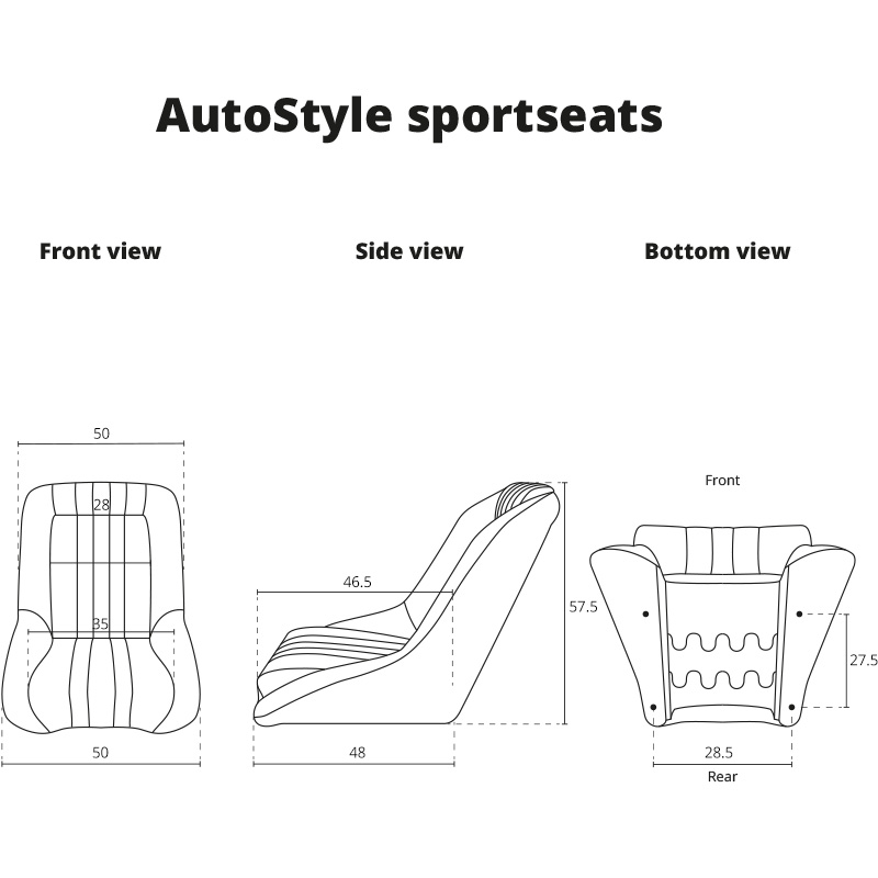 Mijnautoonderdelen Kuipstoelen SS 50L