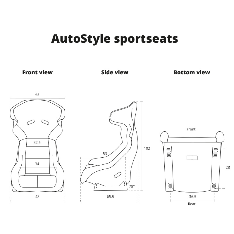 Mijnautoonderdelen Kuipstoelen SS 81Z