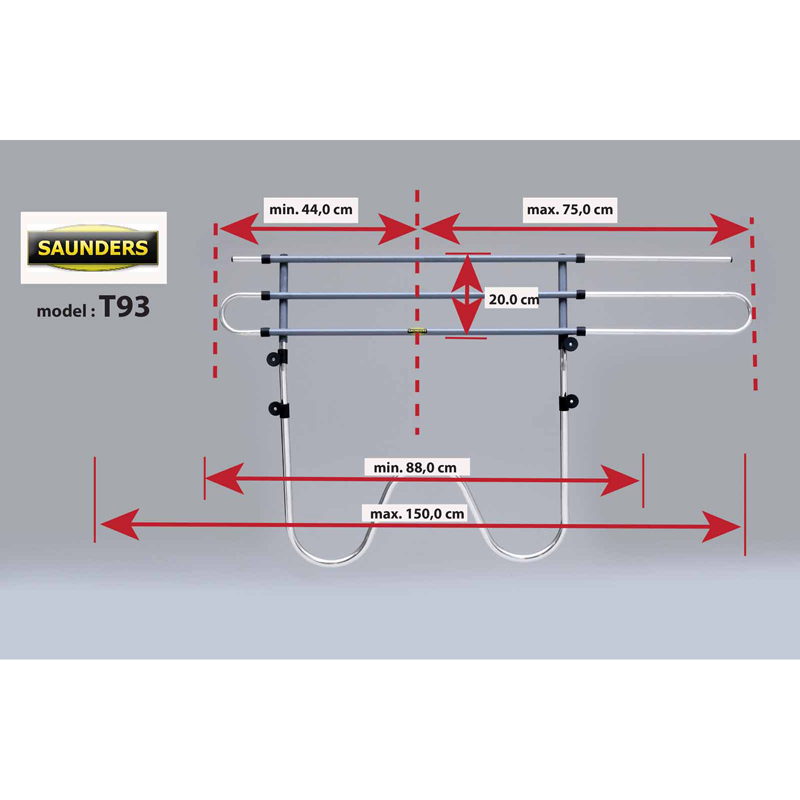 Saunders Hondenrekken SU T93