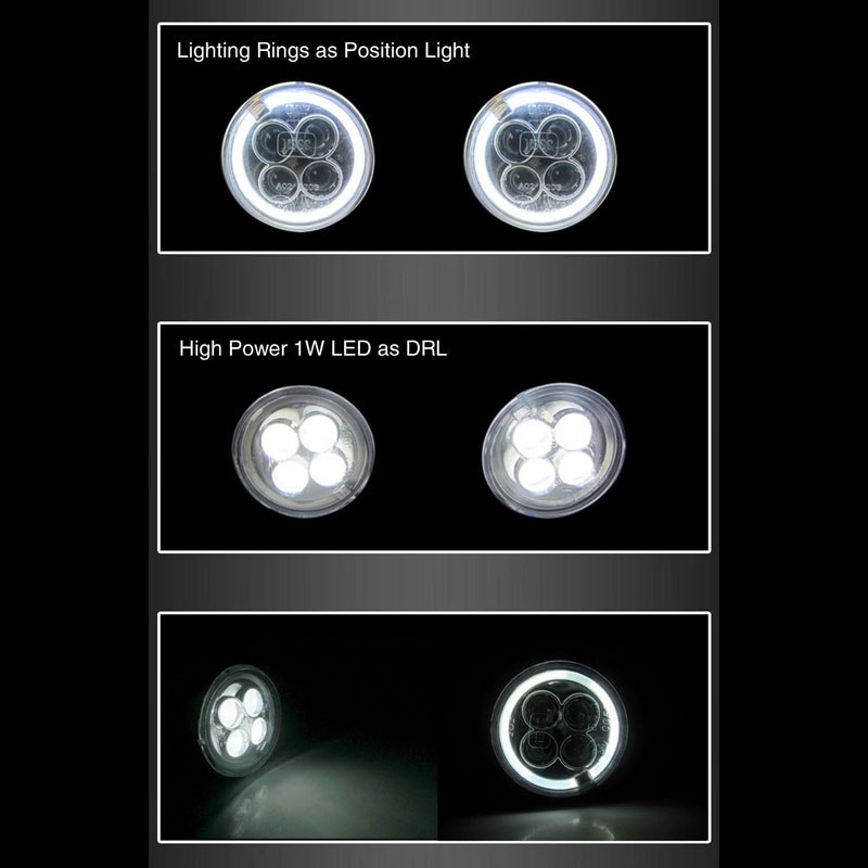 Mijnautoonderdelen DRL verlichting Universeel SY DRL510