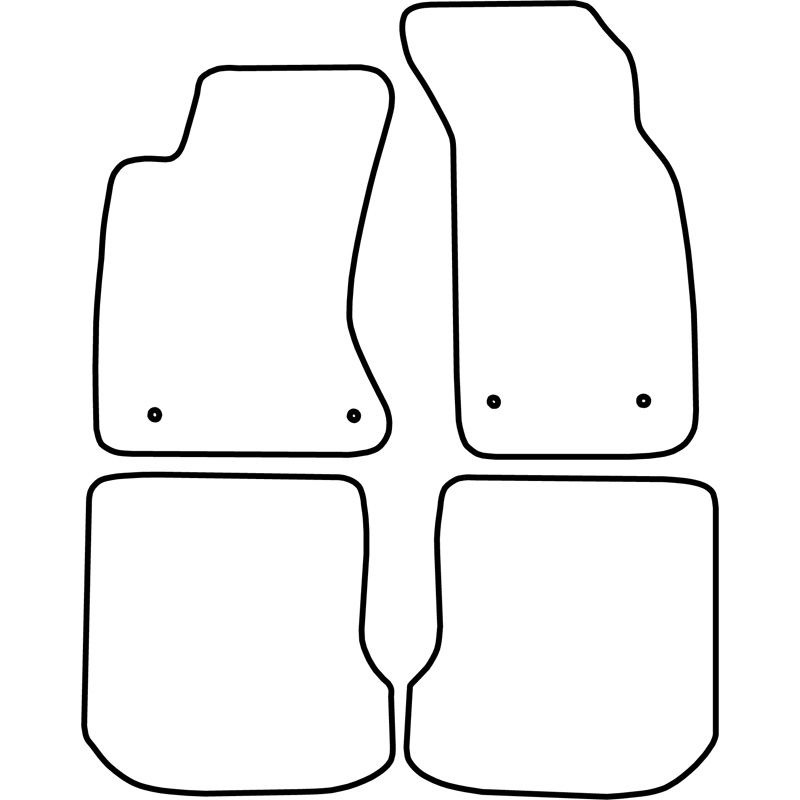 Mijnautoonderdelen Automatten passend voor Audi A4 1995-1999 TM AU503