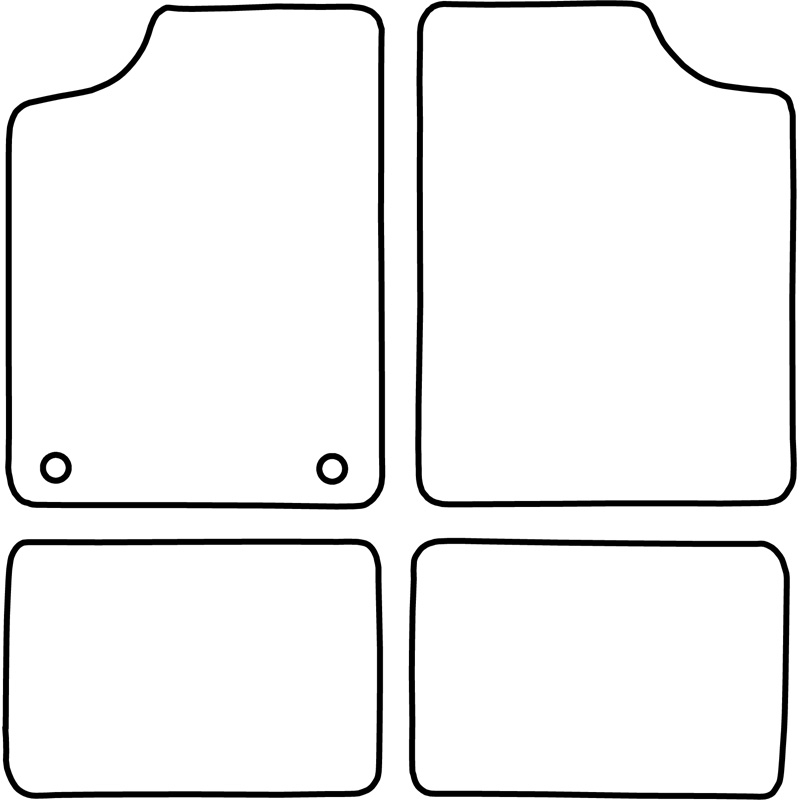 Mijnautoonderdelen Automatten passend voor Citroen AX 1987-1996 TM CI500