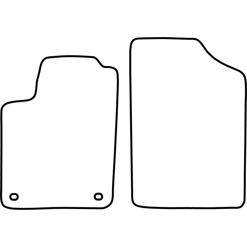 Mijnautoonderdelen Pasklare stoffen matten TM CI510