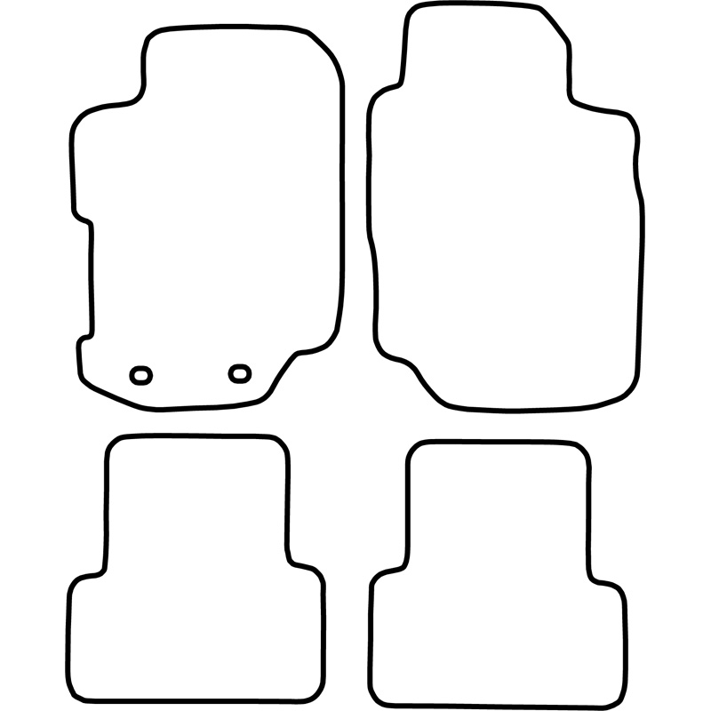 Mijnautoonderdelen Automatten passend voor Ford Escort 1995-1997 TM FO514