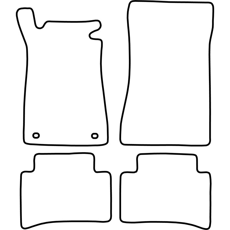 Mijnautoonderdelen Automatten Velours passend voor Mercedes C Klasse W202 1993-2000 TM ME503V