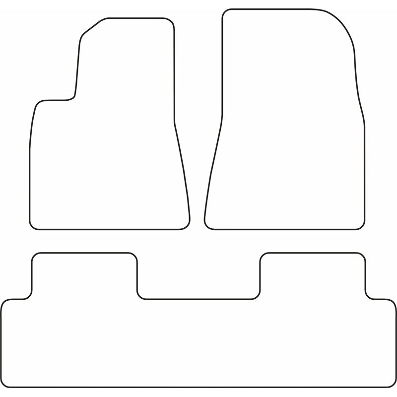 Mijnautoonderdelen Pasklare stoffen matten TM TS504V