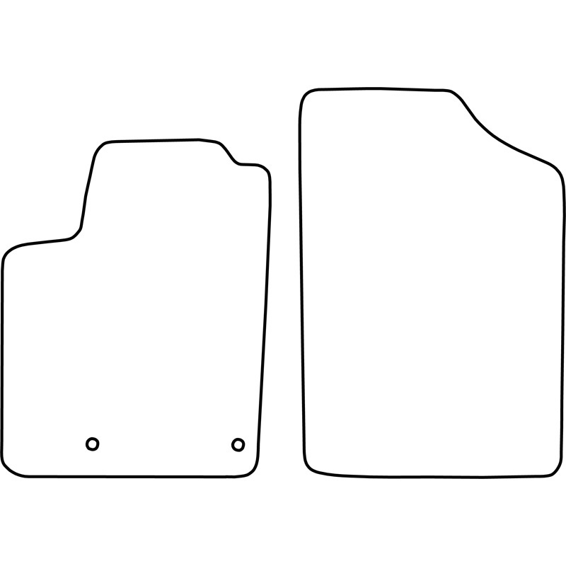 Mijnautoonderdelen Pasklare stoffen matten TM CI524V
