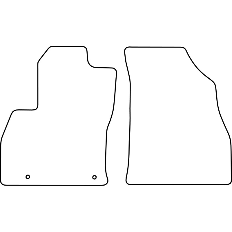 Mijnautoonderdelen Pasklare stoffen matten TM CI531V