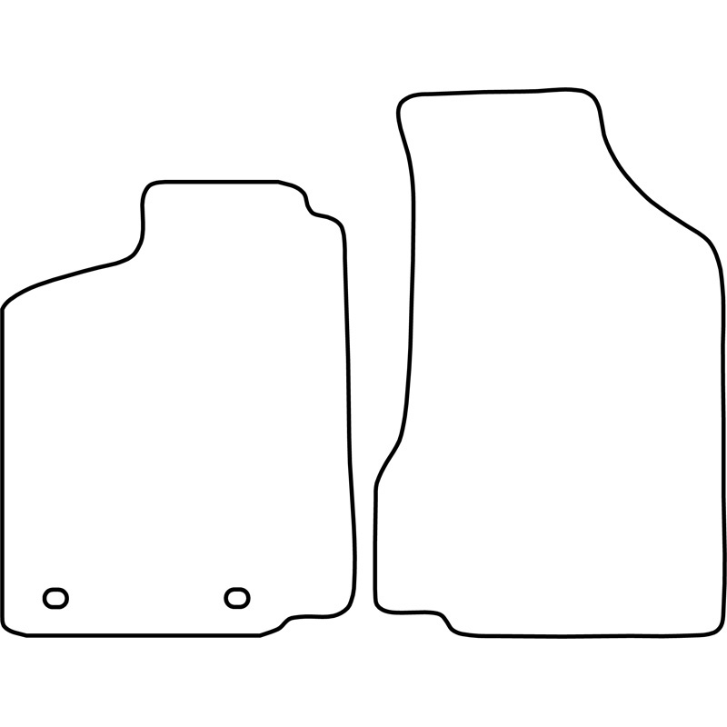 Mijnautoonderdelen Pasklare stoffen matten TM VW514V